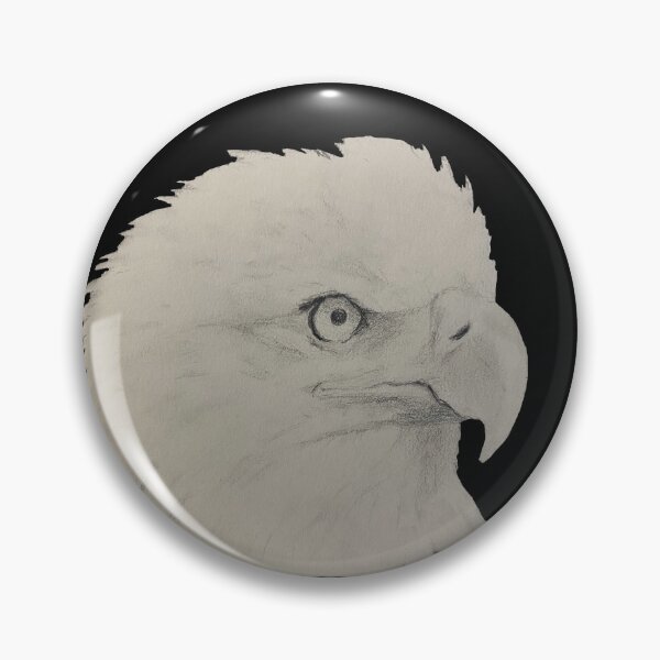 Item preview, Bald Eagle Drawing designed and sold by acapART.