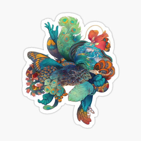 Flamboyancy Sticker