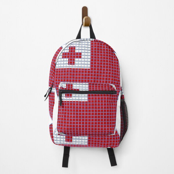 Item preview, Tonga Flag Rounded - Squares Pixel designed and sold by MoonElite.