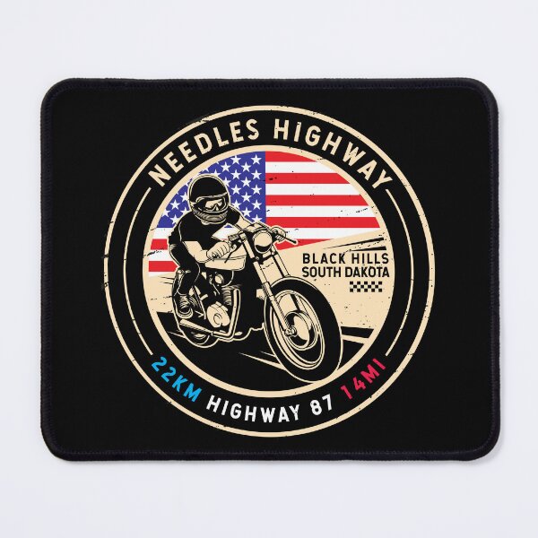 Item preview, Needles Highway | South Dakota | Motorcycle designed and sold by KrisSidDesigns.