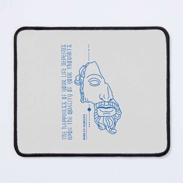 Item preview, Marcus Aurelius - Stoic Caesar - The happiness of your life depends on the quality of your thoughts..- Stoicism quote designed and sold by ArcFoundationCo.