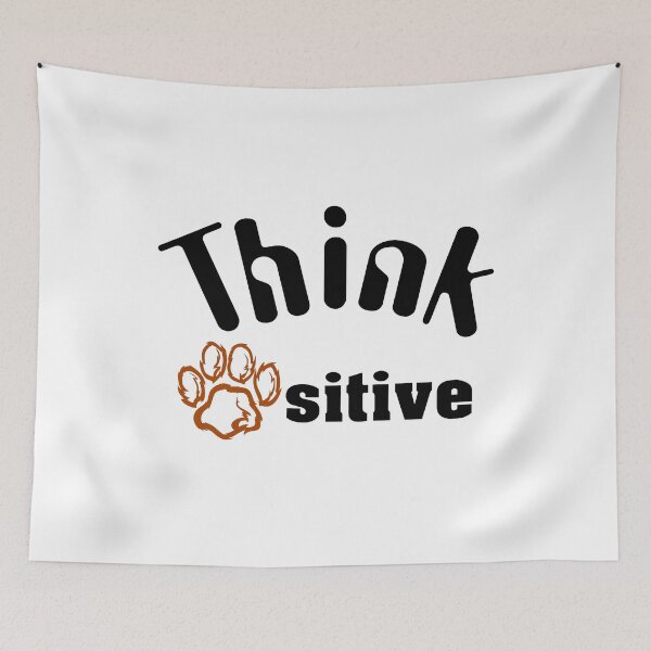 Item preview, A Pawesome Dog Mom Think Pawsitive  designed and sold by Sonatablue.