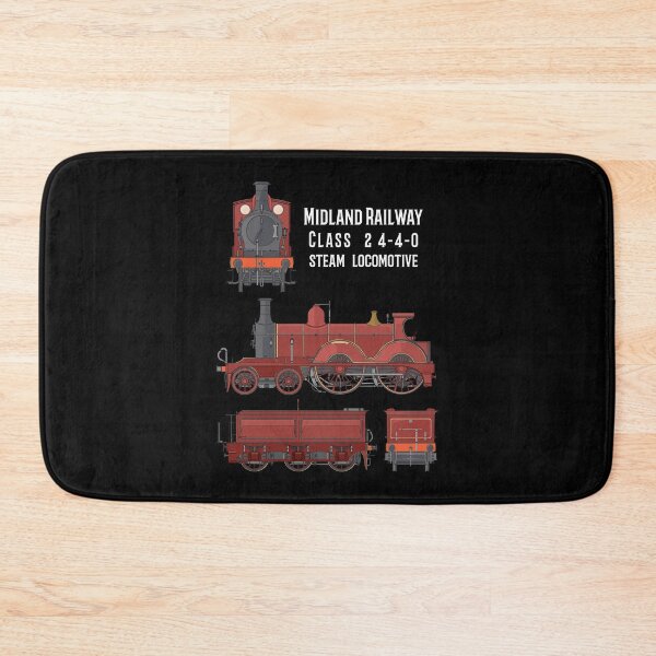 Item preview, Midland Railway Class 2 4-4-0 British Steam Train Locomotive Gift designed and sold by Maljonic.