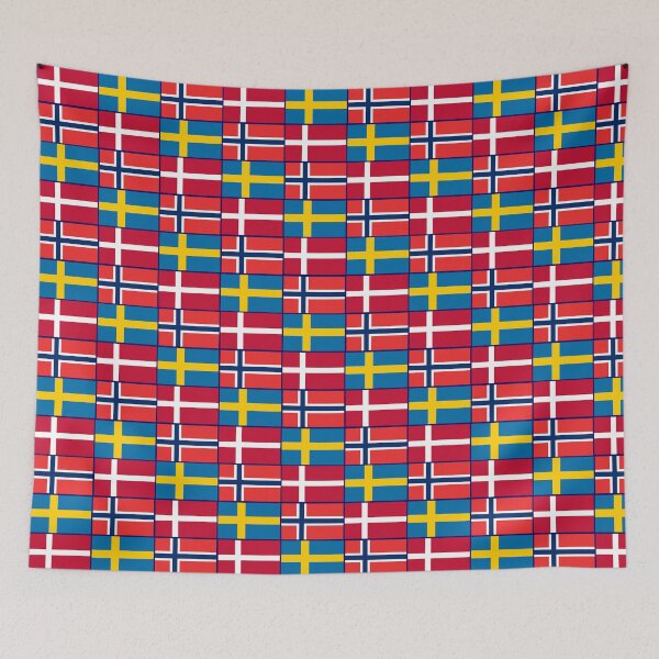 Item preview, Scandinavian Flags  designed and sold by levsal.