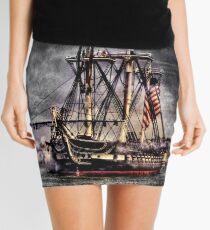 World's oldest commissioned warship afloat - USS CONSTITUTION Mini Skirt