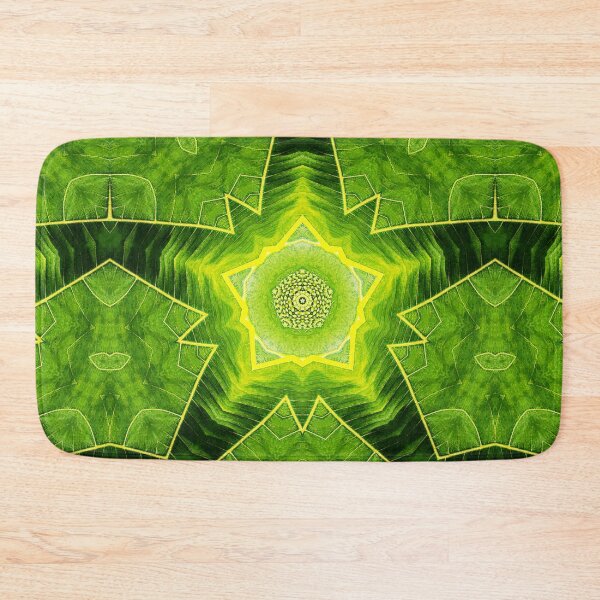 Item preview, ABSTRACT PAINTED GEOMETRIC ART BREADFRUIT PATTERN WITH LEAVES. designed and sold by Ralek.