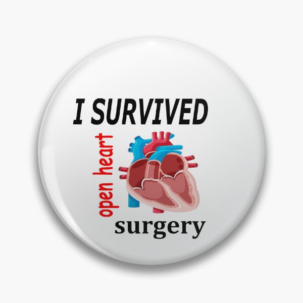 Item preview, I survived open heart surgery - cardiology gifts designed and sold by ICbestshop.