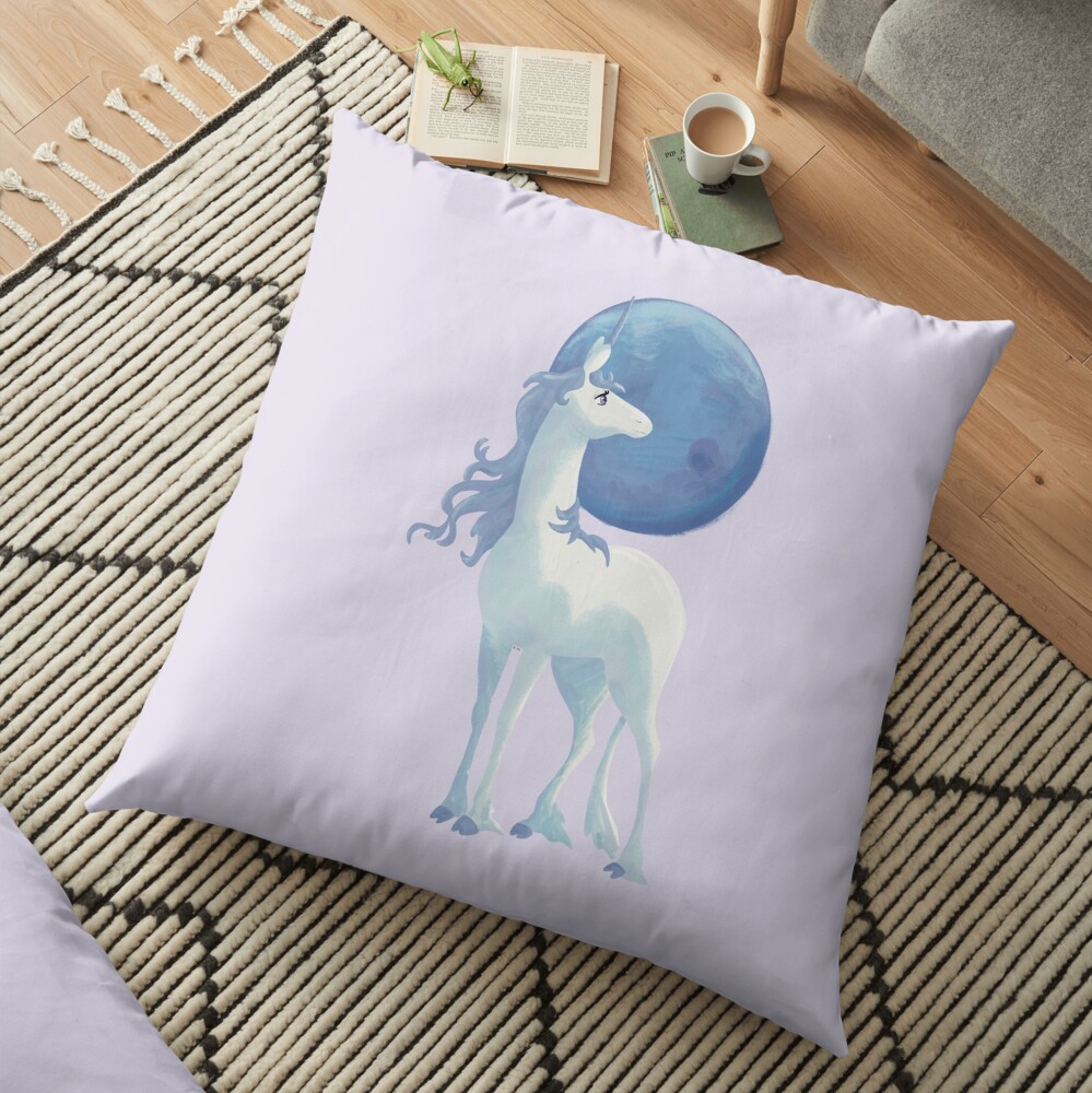The Last Unicorn Floor Pillow
