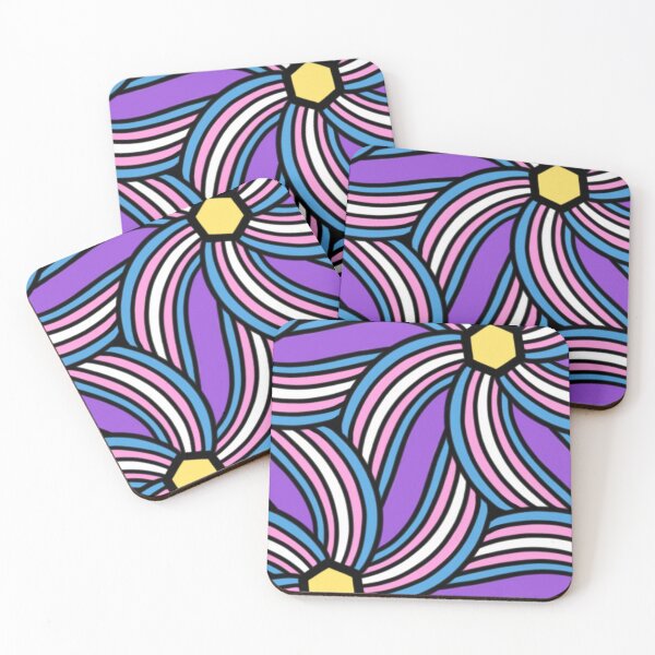 Item preview, Trans and Enby Pride Flower designed and sold by OspreyRune.