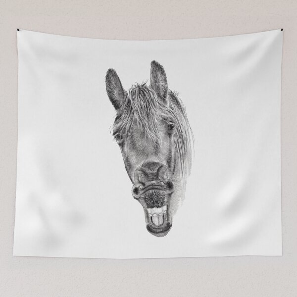 Item preview, Portrait of a Frisian yawning designed and sold by SylvieG18.