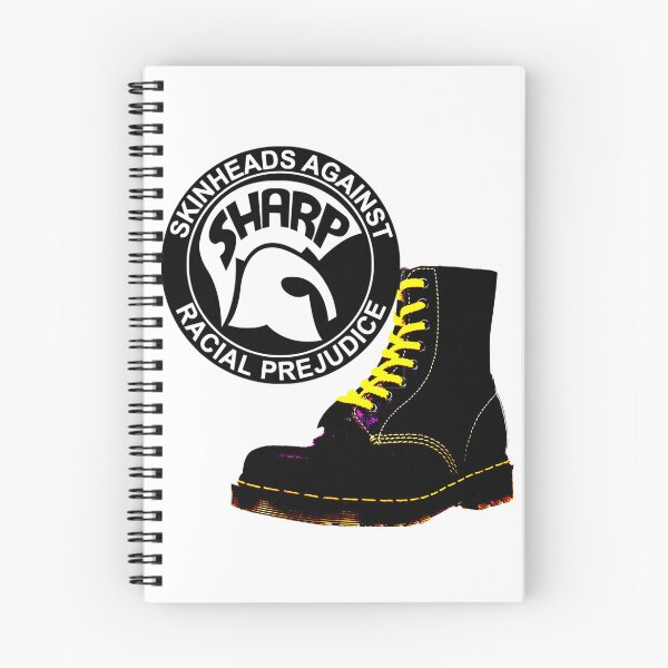 Item preview, SHARP Skins against racism yellow laces white black design designed and sold by ModSupporters.
