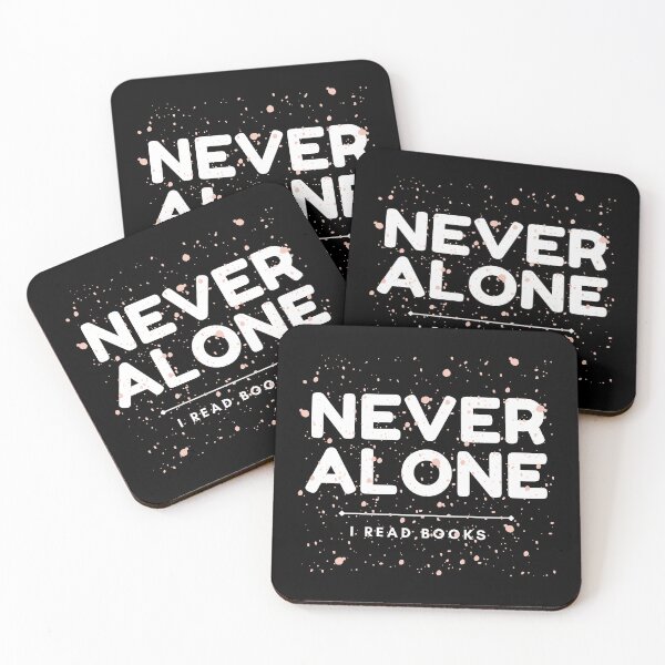 Item preview, Never Alone I Read Books designed and sold by ThreadlyAndCo.