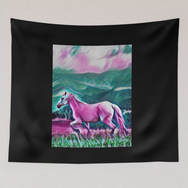 Item preview, Mustang In Landscape Clouds designed and sold by teewearstyle.