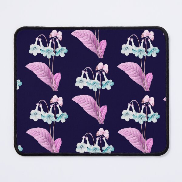 Item preview, Canterbury Flower, Alternative Illustration - Blue and Pink Rose designed and sold by DaphneKstudio .