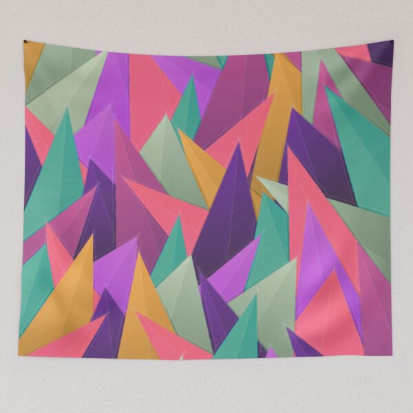 Item preview, Triangles,bright,vibrant designed and sold by cutecrazytshirt.