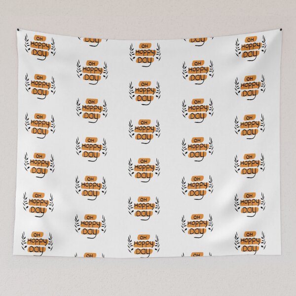 Item preview, Orange OH HAPPY DAY designed and sold by EUREKA 4U.