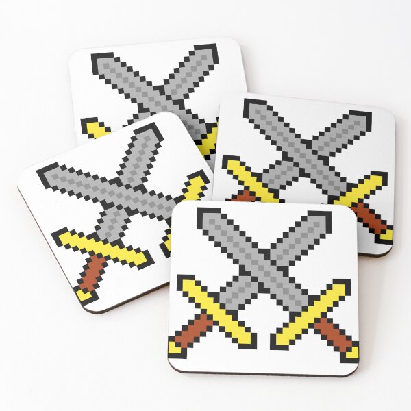 Item preview, Pixel art crossed swords designed and sold by Francesko221.