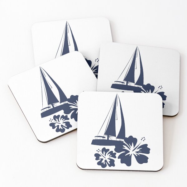 Item preview, Pacific Ocean Sailing blue designed and sold by leewarddesign.