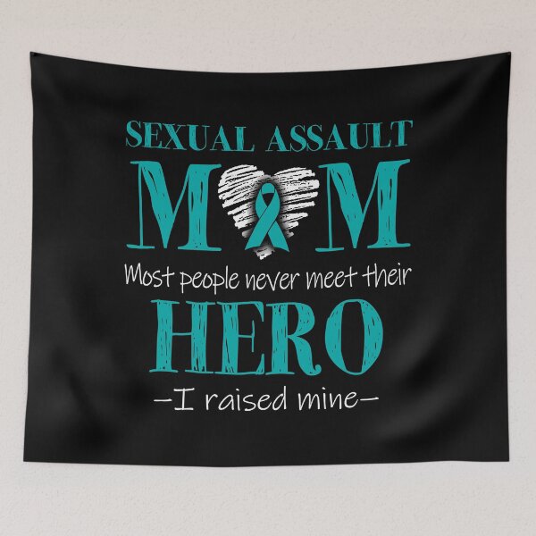 Item preview, Proud Sexual Assault Mom HERO I Raised Mine designed and sold by Mnrshirley.