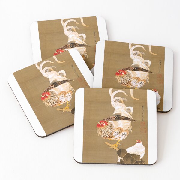 Item preview, Hen and Rooster with Grapevine designed and sold by Ktwop.