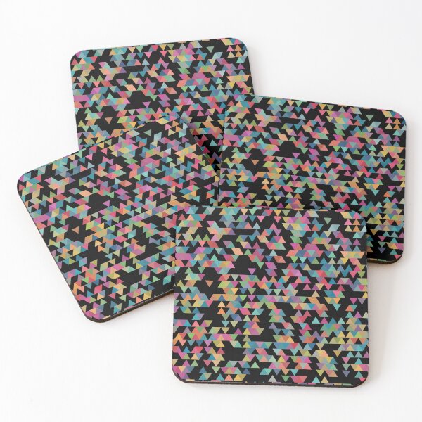 Item preview, Multicolor geometric triangles designed and sold by cutecrazytshirt.