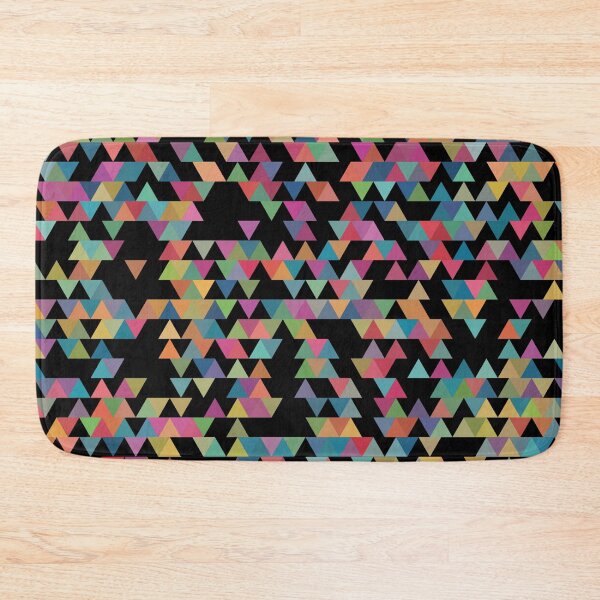 Item preview, Multicolor geometric triangles designed and sold by cutecrazytshirt.