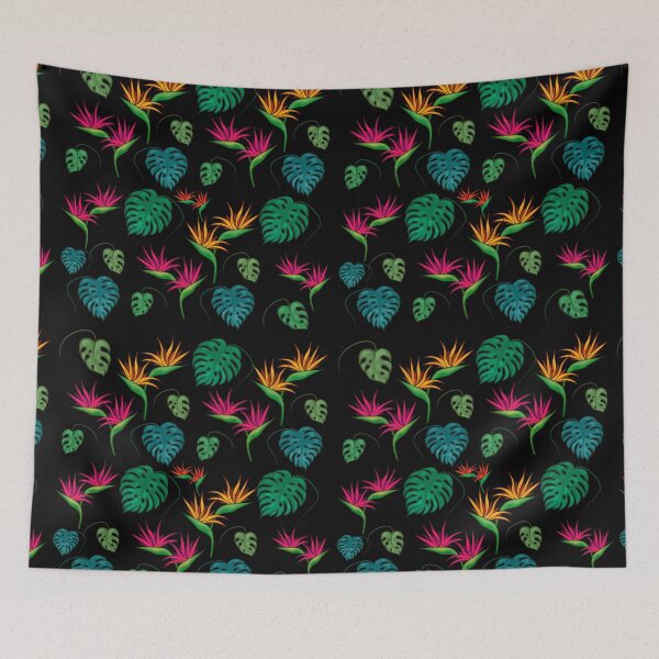 Item preview, Bird Of Paradise Black Edition Flower And Plants  designed and sold by Narkusdesign.