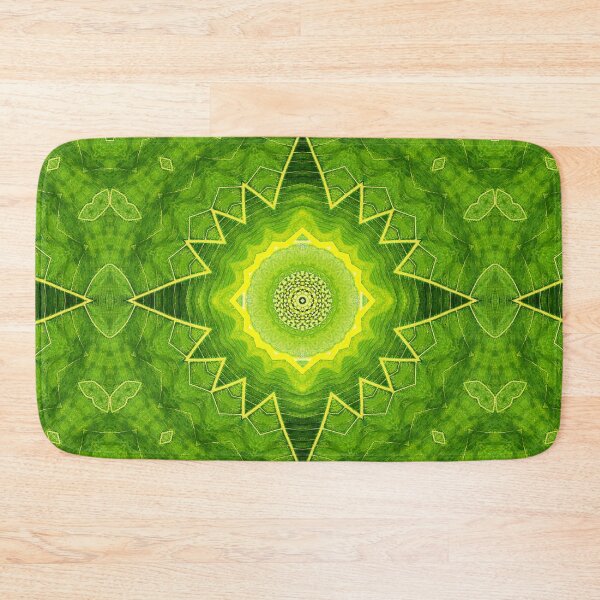 Item preview, ABSTRACT PAINTED GEOMETRIC ART BREADFRUIT PATTERN WITH LEAVES. designed and sold by Ralek.