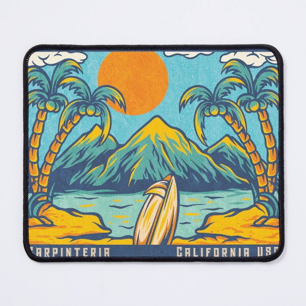 Item preview, Carpinteria Beach Palm Mountains designed and sold by LanikaiBeach.