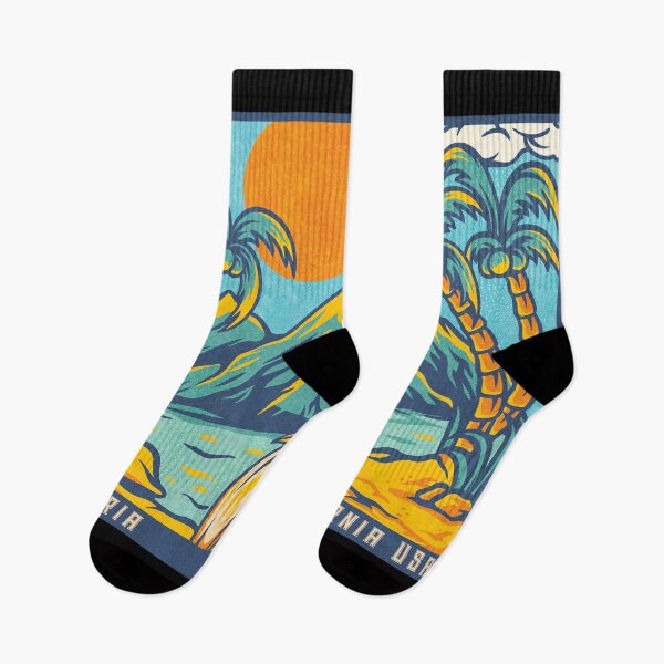 Item preview, Carpinteria Beach Palm Mountains designed and sold by LanikaiBeach.