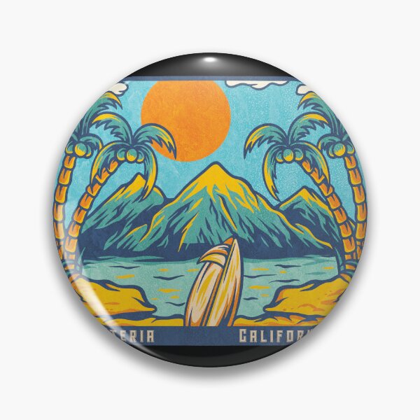 Item preview, Playa de Carpinteria Palm Mountains designed and sold by LanikaiBeach.
