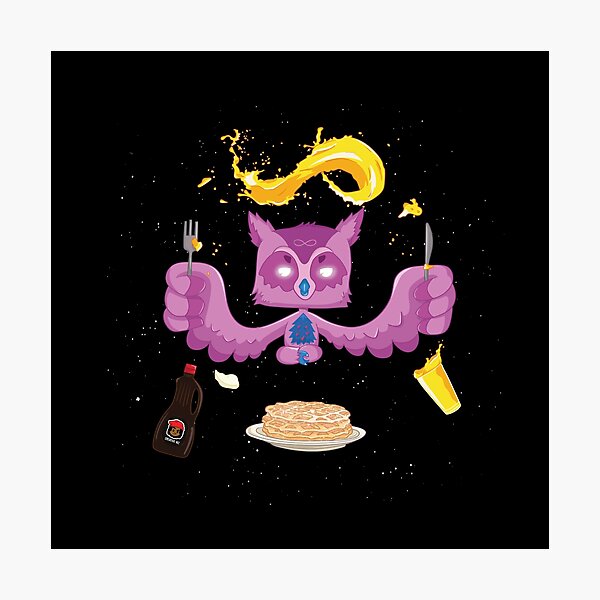 Item preview, Cosmic Owl Waffles designed and sold by CreativeWiz.