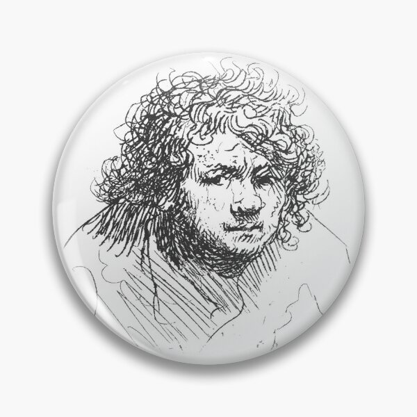 Item preview, Rembrandt self portrait 1628 designed and sold by artofthenorth.