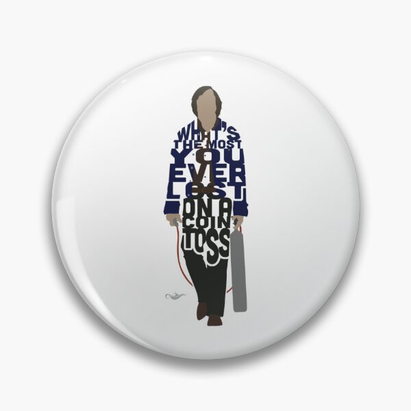 Artikelvorschau, Anton Chigurh in No Country For Old Men Typography Design entworfen und verkauft von EnvyDesignShop.