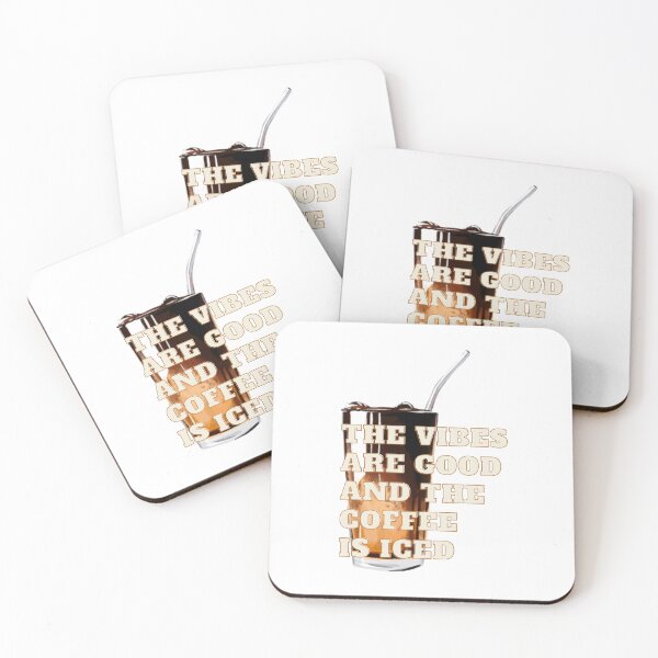 Item preview, the vibes are good and the coffee is iced designed and sold by Soofingscapes.