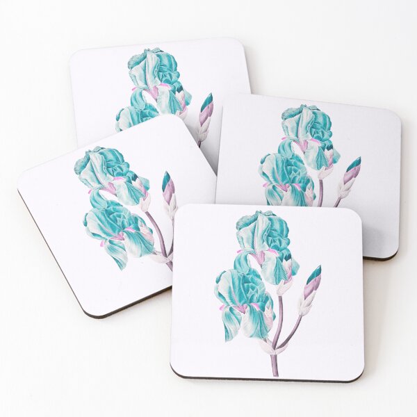 Item preview, Iris Pallida Flower, Alternative Illustration - Blue and Pink Rose designed and sold by DaphneKstudio .