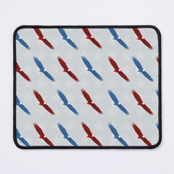 Item preview, Red, white, and blue bald eagle pattern over stars designed and sold by Thomas Dossman.