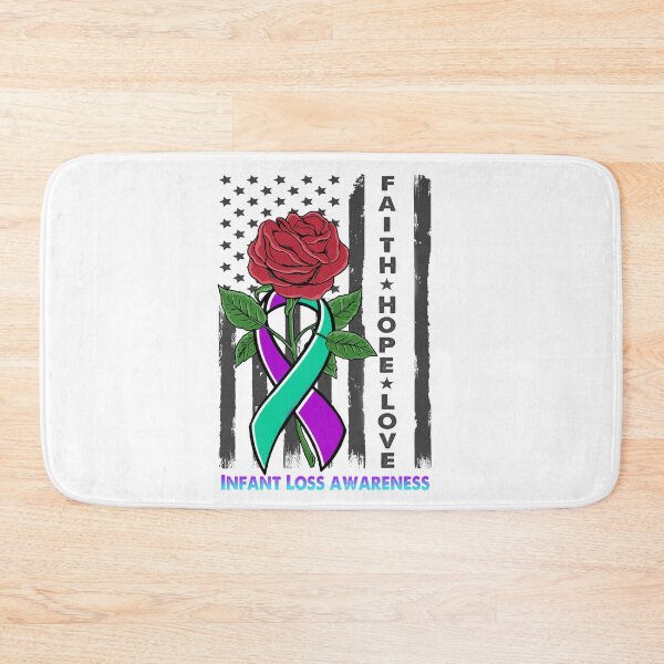 Item preview, Faith Hope Love Infant Loss Awareness American Flag designed and sold by Kohend.