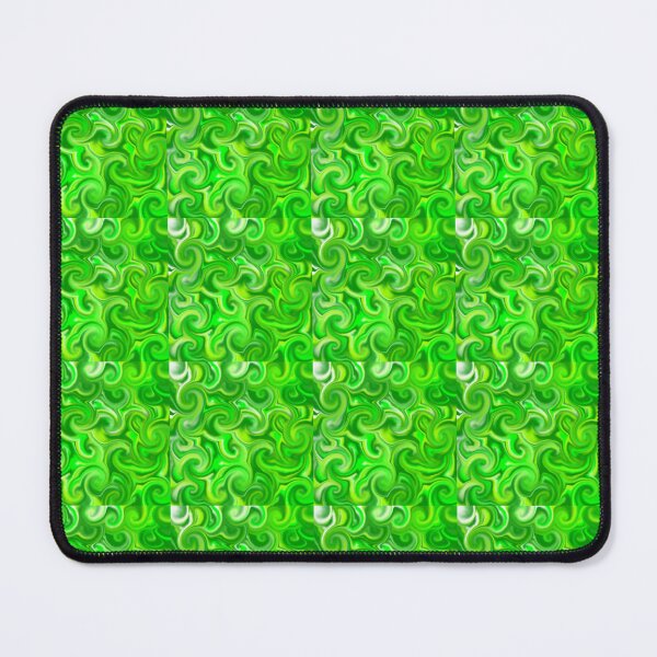 Item preview, Green and White Swirl Pattern designed and sold by AshleeBathroom.
