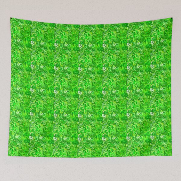Item preview, Green and White Swirl Pattern designed and sold by AshleeBathroom.