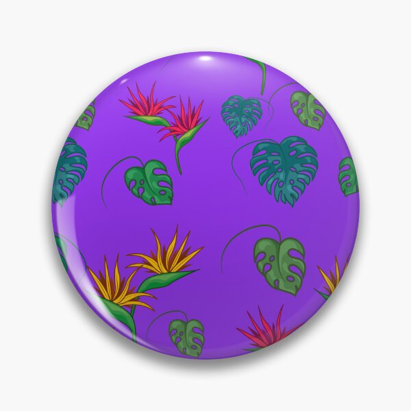 Item preview, Tropical Bird Of Paradise Purple Edition Flower And Plants  designed and sold by Narkusdesign.