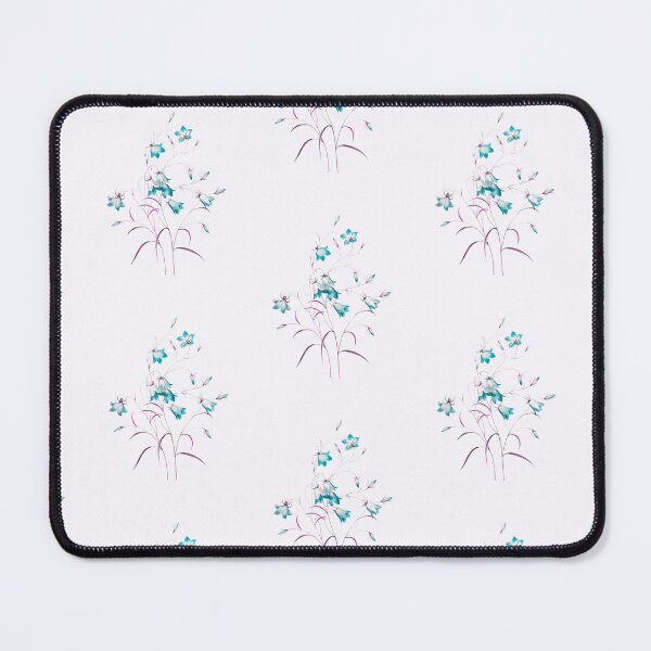 Item preview, Campanule Flower, Alternative Illustration - Blue and Pink Rose designed and sold by DaphneKstudio .
