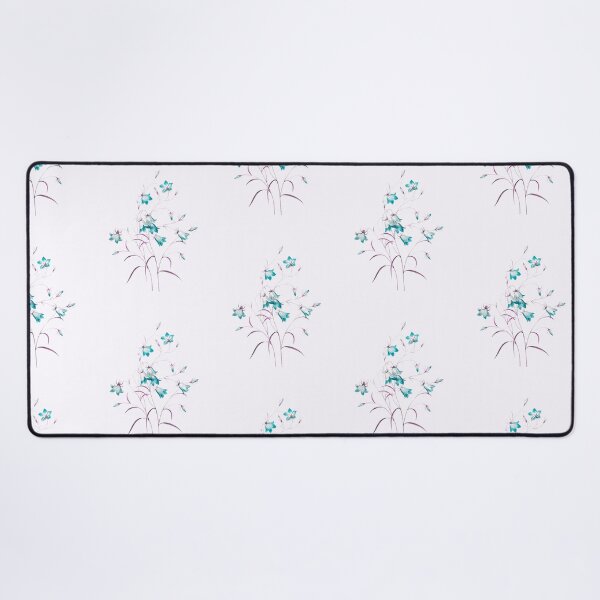 Item preview, Campanule Flower, Alternative Illustration - Blue and Pink Rose designed and sold by DaphneKstudio .