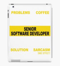 SENIOR SOFTWARE DEVELOPER iPad Case/Skin