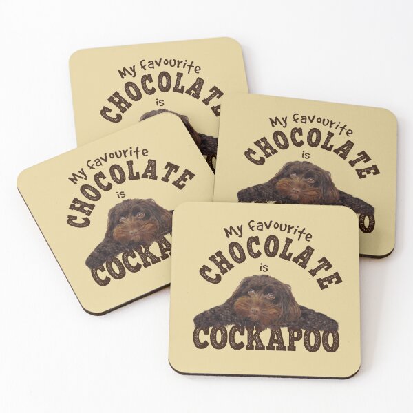 Item preview, COCKAPOO, chocolate brown cockapoo designed and sold by Danicus666.