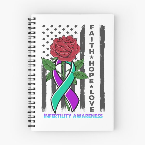 Item preview, Faith Hope Love Infertility Awareness American Flag designed and sold by Kohend.
