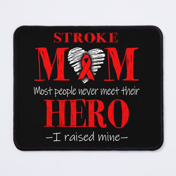 Item preview, Proud Stroke Mom HERO I Raised Mine designed and sold by Mnrshirley.