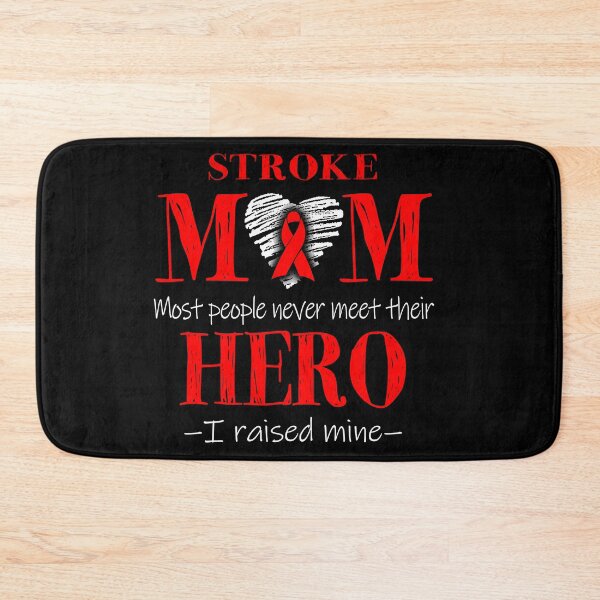 Item preview, Proud Stroke Mom HERO I Raised Mine designed and sold by Mnrshirley.