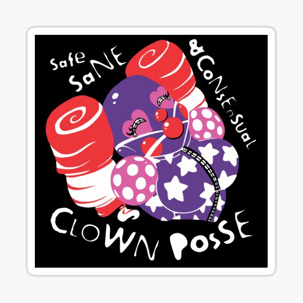 Safe Sane Consensual Clown Posse Classic Sticker