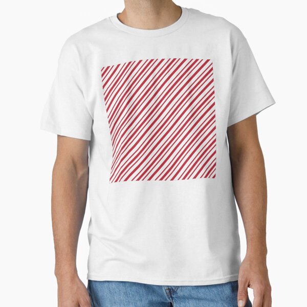 ★ DIAGONAL★ STRIPE GRAPHIC PRINTING TEE burgundy DA251T10 Red Diagonal Stripes T-Shirts for Sale | Redbubble